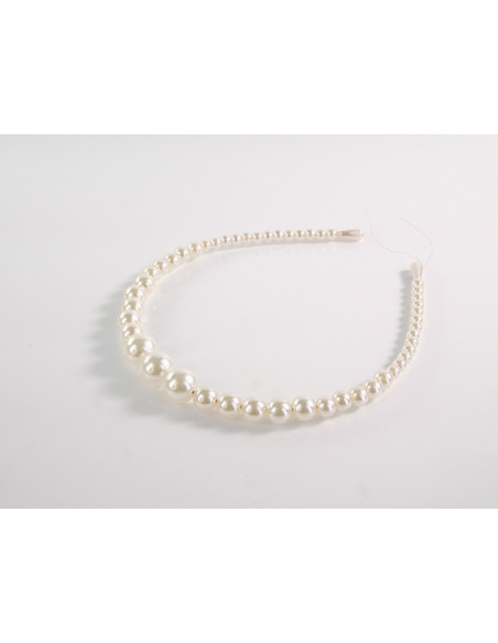 OPASKA do Włosów Z PEREŁKAMI WIANEK  PERŁY  Lolita Akcesoria