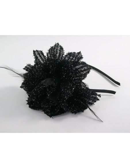 OPASKA do Włosów Z KWIATEM FASCYNATOR KWIAT Lolita Akcesoria