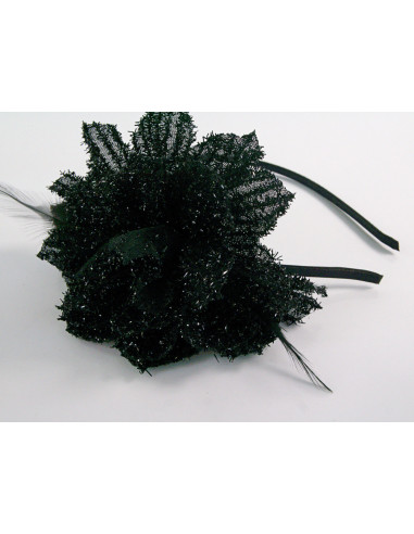 OPASKA do Włosów Z KWIATEM FASCYNATOR KWIAT...