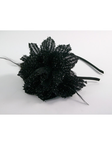 OPASKA do Włosów Z KWIATEM FASCYNATOR KWIAT...