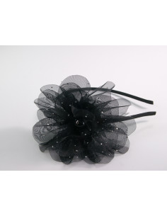 OPASKA do Włosów Z KWIATEM FASCYNATOR KWIAT Lolita Akcesoria