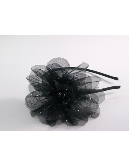 OPASKA do Włosów Z KWIATEM FASCYNATOR KWIAT Lolita Akcesoria