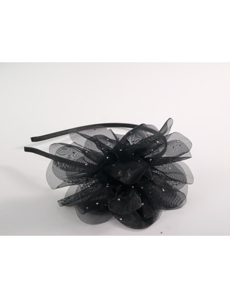 OPASKA do Włosów Z KWIATEM FASCYNATOR KWIAT Lolita Akcesoria