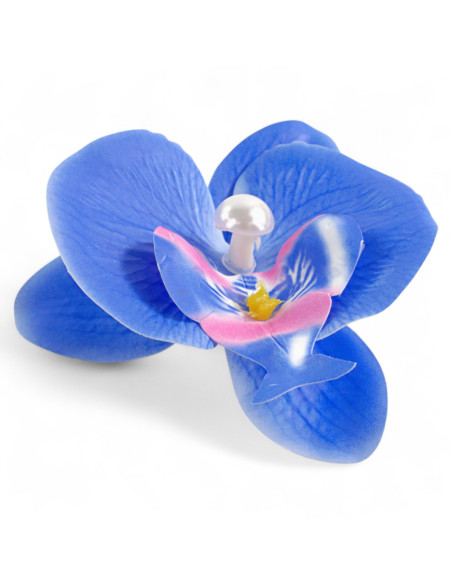 Spinka do włosów NIEBIESKA ORCHIDEA LOLITA AKCESORIA