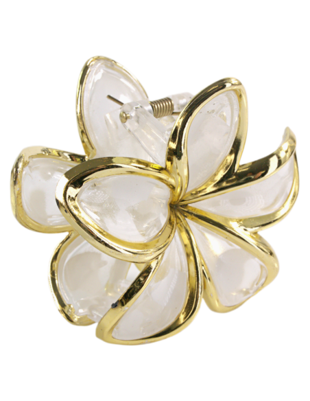 Klamra do Włosów HAWAJSKI KWIAT KWIATEK ECARLA Lolita Akcesoria 8 cm