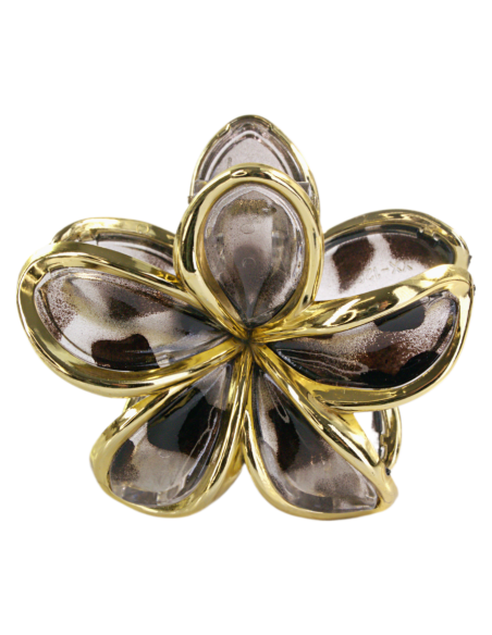 Klamra do Włosów HAWAJSKI KWIAT KWIATEK ECARLA Lolita Akcesoria 8 cm