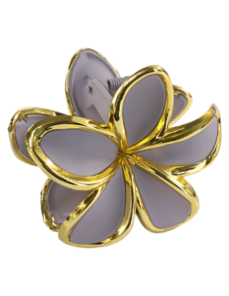 Klamra do Włosów HAWAJSKI KWIAT KWIATEK ECARLA Lolita Akcesoria 8 cm