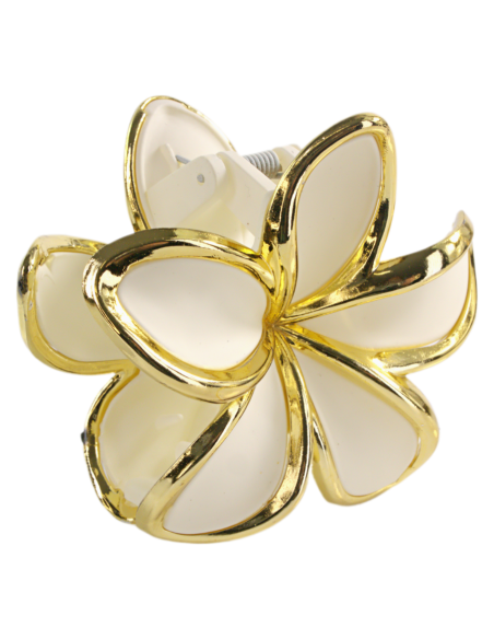 Klamra do Włosów HAWAJSKI KWIAT KWIATEK ECARLA Lolita Akcesoria 8 cm