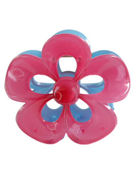 Klamra do Włosów KWIATEK DUŻY DWUKOLOROWY  KWIAT Lolita Akcesoria 8 cm