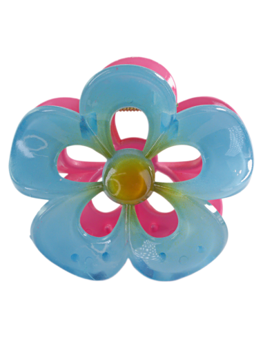 Klamra do Włosów KWIATEK DUŻY DWUKOLOROWY...