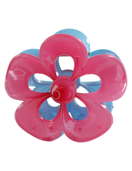 Klamra do Włosów KWIATEK DUŻY DWUKOLOROWY  KWIAT Lolita Akcesoria 8 cm
