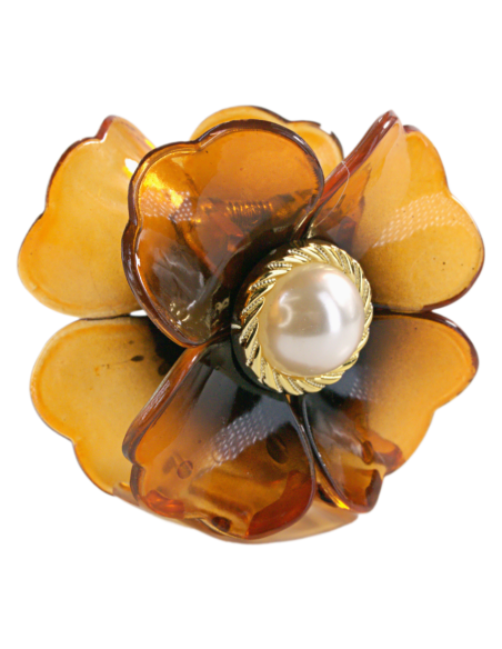 Klamra do Włosów KWIATEK Z PERŁĄ  KWIAT Lolita Akcesoria 6 cm