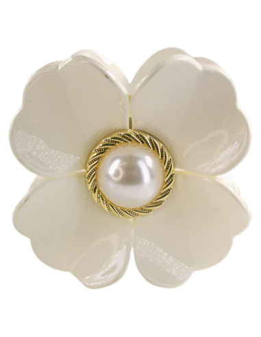 Klamra do Włosów KWIATEK Z PERŁĄ  KWIAT Lolita...