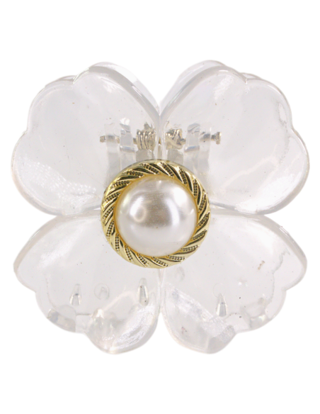 Klamra do Włosów KWIATEK Z PERŁĄ  KWIAT Lolita Akcesoria 6 cm