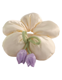 Gumka do włosów Scrunchie PUCHOWA KWIATEK Gumka do włosów...