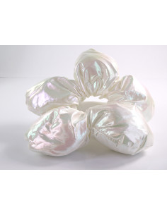 Gumka do włosów Scrunchie PUCHOWA KWIATEK Gumka do włosów...