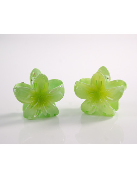 Klamra do Włosów HAWAJSKI KWIATEK ECARLA Lolita Akcesoria 3 cm  2 SZTUKI