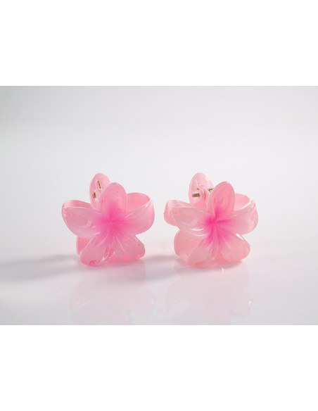 Klamra do Włosów HAWAJSKI KWIATEK ECARLA Lolita Akcesoria 3 cm  2 SZTUKI