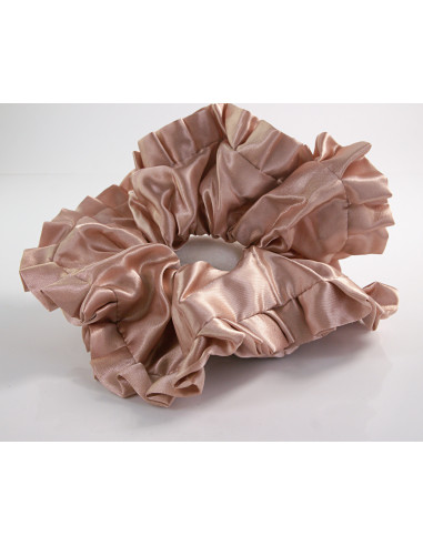 Gumka do włosów Scrunchie WIECZOROWA SATYNA  LOLITA AKCESORIA XL 18 cm