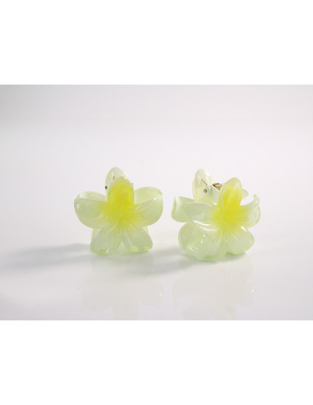 Klamra do Włosów HAWAJSKI KWIATEK ECARLA Lolita Akcesoria 3 cm  2 SZTUKI