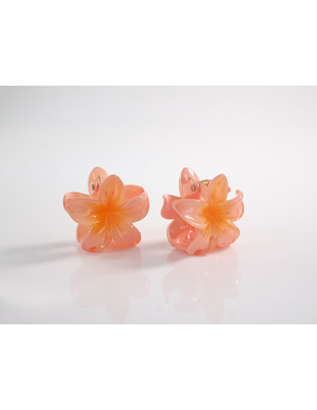 Klamra do Włosów HAWAJSKI KWIATEK ECARLA Lolita Akcesoria 3 cm  2 SZTUKI