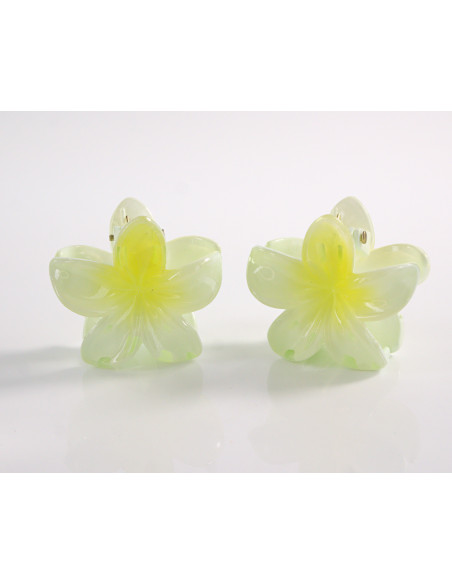 Klamra do Włosów HAWAJSKI KWIATEK ECARLA Lolita Akcesoria 3 cm  2 SZTUKI