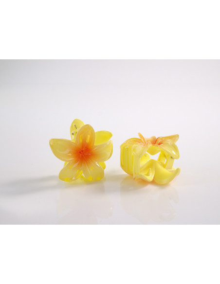 Klamra do Włosów HAWAJSKI KWIATEK ECARLA Lolita Akcesoria 3 cm  2 SZTUKI