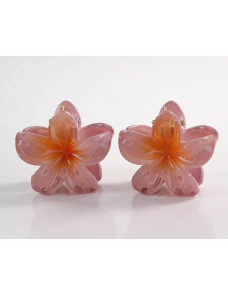 Klamra do Włosów HAWAJSKI KWIATEK ECARLA Lolita Akcesoria 3 cm  2 SZTUKI