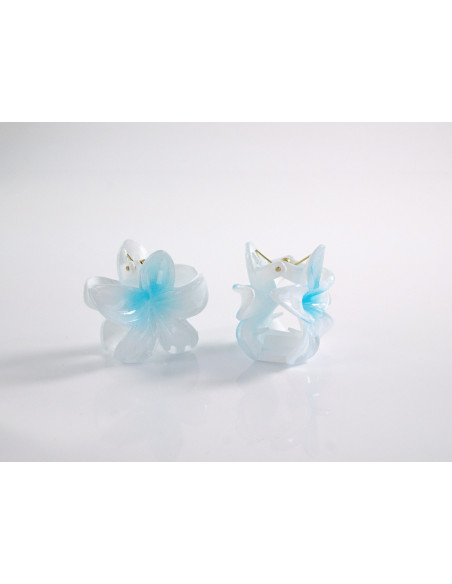 Klamra do Włosów HAWAJSKI KWIATEK ECARLA Lolita Akcesoria 3 cm  2 SZTUKI