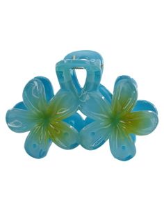 Klamra do Włosów HAWAJSKI PODWÓJNY KWIATEK  ECARLA Lolita...