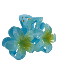 Klamra do Włosów HAWAJSKI PODWÓJNY KWIATEK  ECARLA Lolita... 2