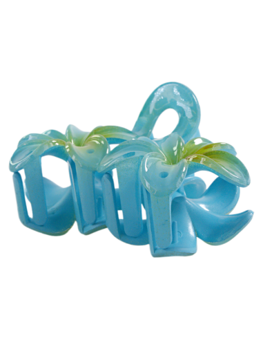 Klamra do Włosów HAWAJSKI PODWÓJNY KWIATEK...