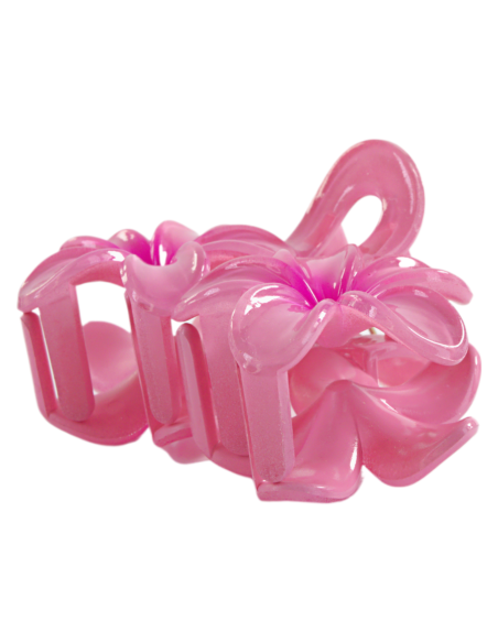 Klamra do Włosów HAWAJSKI PODWÓJNY KWIATEK  ECARLA Lolita Akcesoria 8 cm