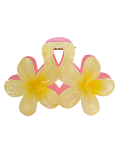 Klamra do Włosów HAWAJSKI PODWÓJNY KWIATEK  ECARLA Lolita...