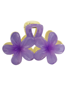 Klamra do Włosów HAWAJSKI PODWÓJNY KWIATEK  ECARLA Lolita...