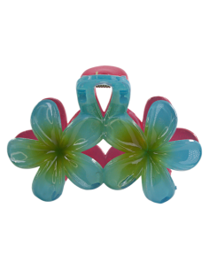 Klamra do Włosów HAWAJSKI PODWÓJNY KWIATEK  ECARLA Lolita...