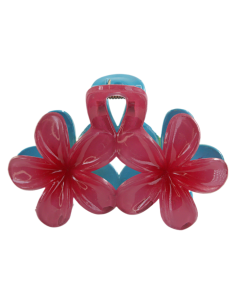 Klamra do Włosów HAWAJSKI PODWÓJNY KWIATEK  ECARLA Lolita... 2