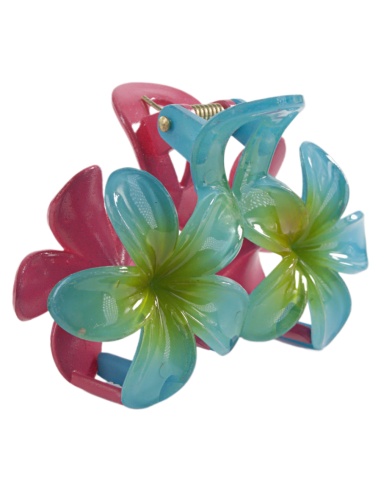 Klamra do Włosów HAWAJSKI PODWÓJNY KWIATEK...