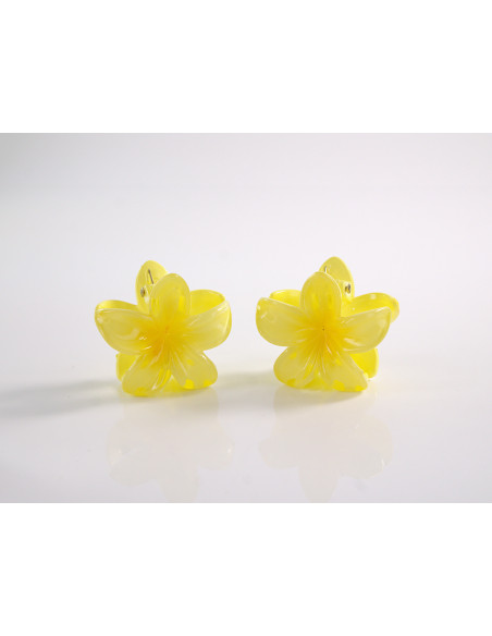 Klamra do Włosów HAWAJSKI KWIATEK ECARLA Lolita Akcesoria 3 cm  2 SZTUKI