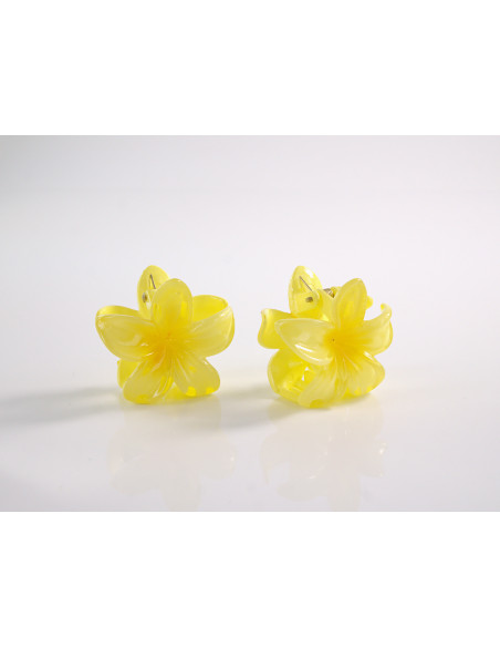 Klamra do Włosów HAWAJSKI KWIATEK ECARLA Lolita Akcesoria 3 cm  2 SZTUKI