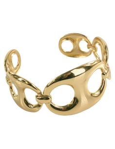 BRANSOLETKA  na rękę złota stal chirurgiczna Lolita...