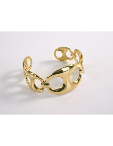 BRANSOLETKA  na rękę złota stal chirurgiczna...