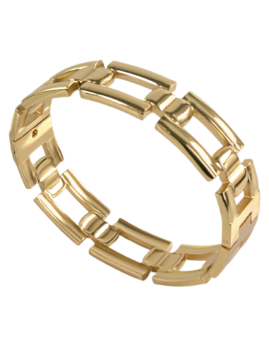 BRANSOLETKA  na rękę złota stal chirurgiczna...