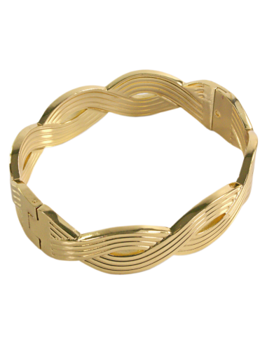 BRANSOLETKA  na rękę złota stal chirurgiczna...