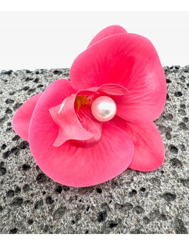 Spinka do włosów ŻÓŁTA ORCHIDEA AKCESORIA LOLITA