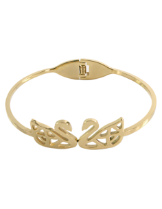 BRANSOLETKA  na rękę złota stal chirurgiczna Lolita...