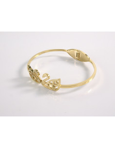 BRANSOLETKA  na rękę złota stal chirurgiczna Lolita... 2