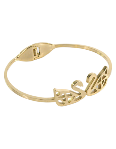 BRANSOLETKA  na rękę złota stal chirurgiczna...