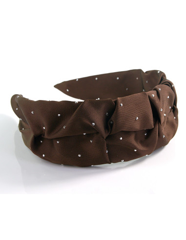 OPASKA do Włosów NATURA BRĄZOWA MARSZCZONA Z...