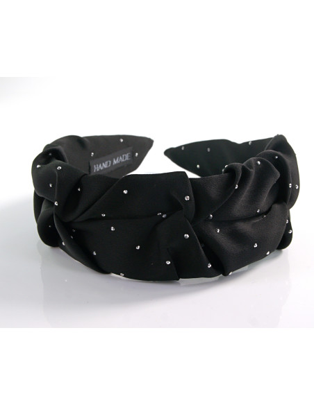 OPASKA do Włosów NATURA CZARNY MARSZCZONA Z DŻETAMI Lolita Akcesoria